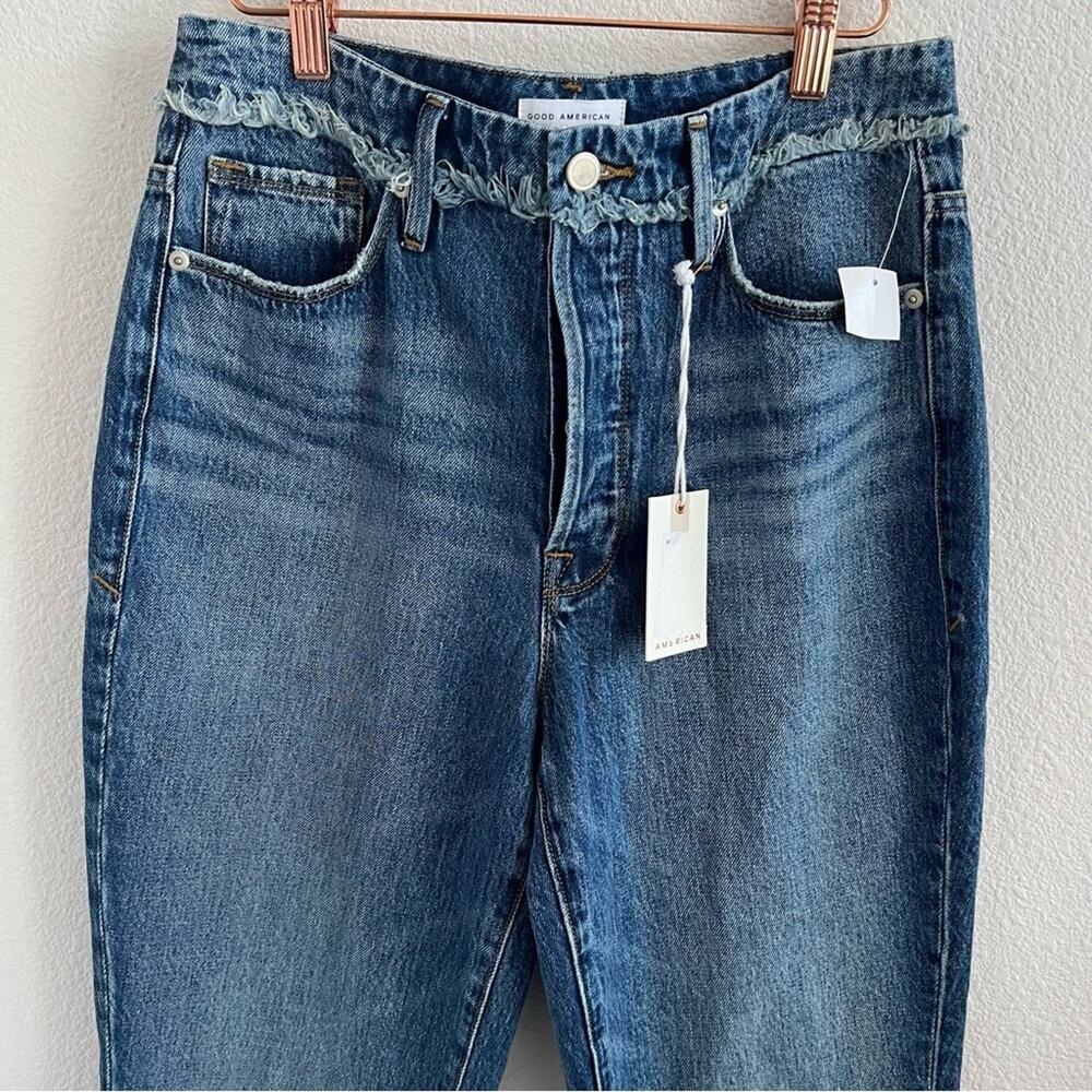NWT Good American Good Boy Y2K 90s Denim Jeans 6 / 28 - Picture 2 of 13